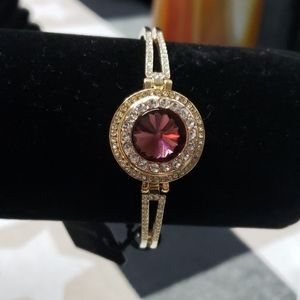 Magnolia and Vine Bracelet with snap